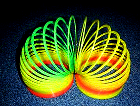 ressort plastique ondamania années 80 slinky jouet